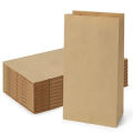 50 PCS Brown Kraft Paper Bags Paper School Lunch Bags for Bakery Cookies Treats Snacks Sandwiches Biscuit Wrapping Grocery Bags. 