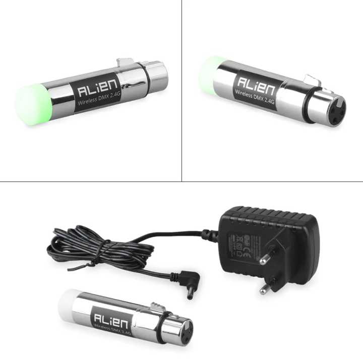 ALIEN 5 Pin DIN DMX 512 Dfi Controller 2.4G Wireless Receiver For Disco DJ Party Par Moving Head Beam Lights