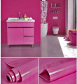 2 x 9 Waterproof Sticker Sheet For Cabinet Fridge Almari Table Door - Pink color. 