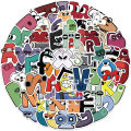 52Pcs Alphabet Lore Graffiti Sticker Car Guitar Suitcase Laptop Phone PVC Decal. 