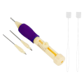Punch Needle, Embroidery Needle Punch, Sizes Pen Kit Tool for Medium Punch Needle, with 3 Needle DIY Craft Set. 