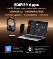 Edifier ES850NB Active Noise Cancelling Headphones, Over Ear Bluetooth Headset, 92H Playtime Wired & Wireless Hi-Res Audio Certified, Fast Charging Clear Calls for Home Office Travel | Edifier Headphones | Edifier Es850NB |. 