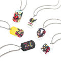 1pc Funny Marvel Superhero Deadpool Wolverine Stainless steel Best Friend Necklace Double-Sided Pattern Jewelry. 
