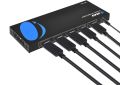 OREI 4K 1x4 HDMI Splitter, - 1 Port to 4 HDMI Display Duplicate/Mirror - Powered Splitter Ver 1.4 Certified for Full HD 1080P High Resolution & 3D Support (One Input To Four Outputs) - (HD-104). 