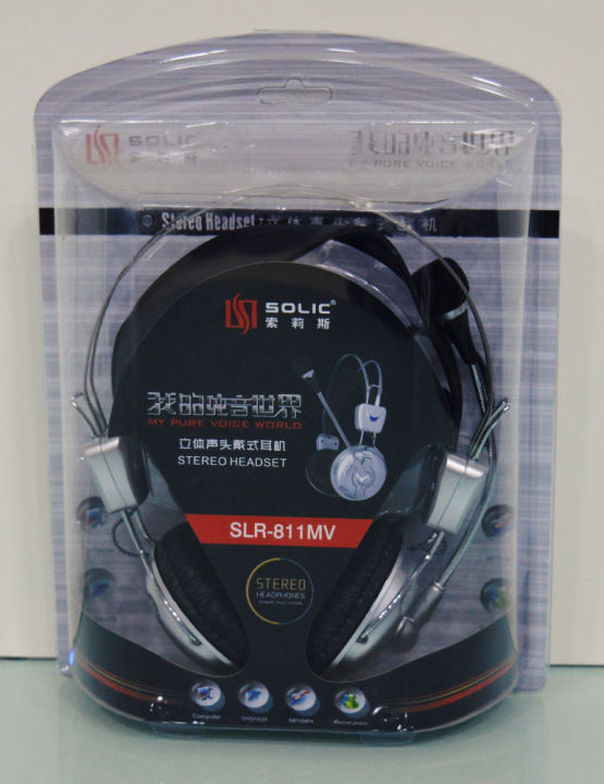 SOLIC%20SLR-811MV%20DOUBLE%20PIN%20HEADPHONE%20WITH%20MIC%20-%20Image%203