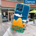 dienya Case For Realme 8 Case Oil Painting Mountain Moon Thin Shockproof Square Edge Silicone Casing Full Lens Cover Camera Protect Cases Softcase. 