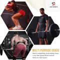 AQF Weightlifting Belt for men Gym Fitness, 4" Padded Lumbar Back Support, 7mm Thick Leather Training Belt with 11 Adjustable Holes (Medium). 