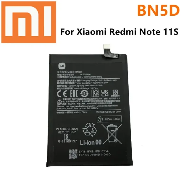 Redmi%20Note%2011%20(4G)%20/%20Note%2011S%20/%20Poco%20M4%20Pro%20Battery%20Replacement%20Mi%20BN5D%20Battery%20with%205000mAh%20_%20Black%20-%20Image%203