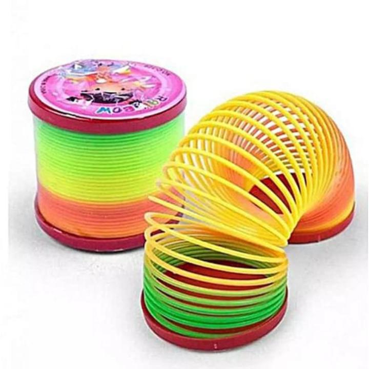 Magic Slinky Rainbow Springs Bounce Fun Toy For Kids
