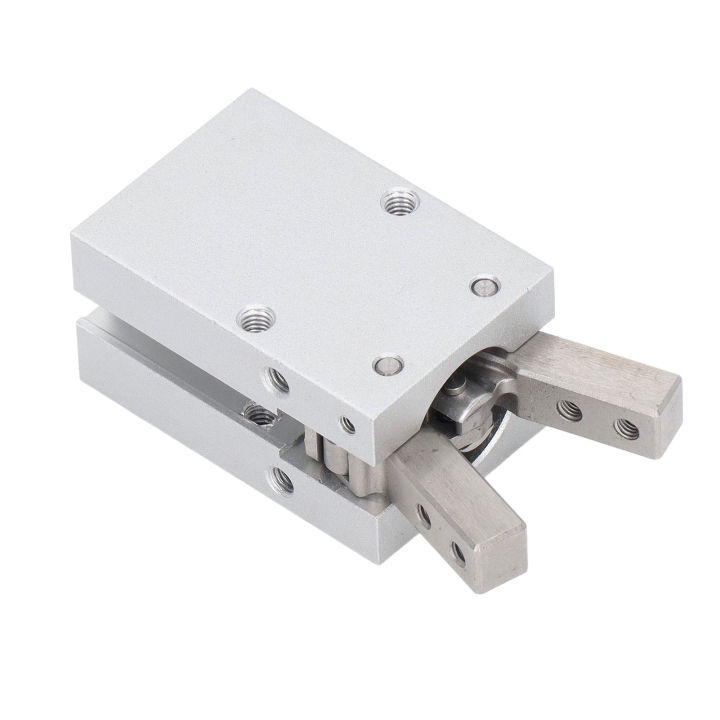 Air Gripper Pneumatic Cylinder Angular Style Aluum Clamps Single Double Acting♫