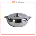 Alpha Stainless Steel Hot pot Rex Steel lid With lock. 