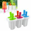 Popsicle Molds Set, 6 Pcs Ice Lolly Moulds DIY Ice Cream Pop Molds for Children, Toddlers and Adults. 