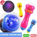 Funny Lighting Toys Kids Jouet Bebe Flash Microphone Model Cute Mini Wireless Music Karaoke Luminous Toys for Baby Model Gift. 