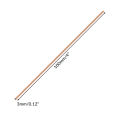 Diy Metal Crafts Premium Quality Copper Rods Ideal for Crafts Hobbies Rust-proof Durable Wide Range of Applications Pack of 10 Copper Round Rod. 