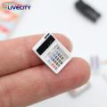 Small Chic Miniature Decoration for Dollhouse Scenes Mini Dollhouse Calculator Realistic Pocket Calculator for Kids Exquisite Craftsmanship Miniature Decorations Ideal for Southeast Asian Buyers. 