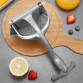 fariahstore- Hand Press Stainless Steel Manual Fruit Juicer Heavy Duty Alloy Lemon Press Squeezer Premium Quality Lemon Orange Juicer, Simple Fruit Press Squeezer Citrus Extractor Tool Elegant Home. 