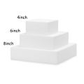 3Pcs Kitchen Supplies Bakeware Styrofoam Cake Dummy Foam Cake Mould Practice Model Baking Mold. 
