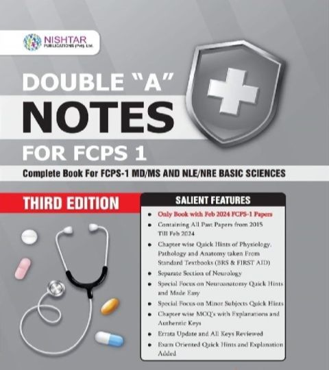DOUBLE “A” NOTES FOR FCPS 1 edition 2024-25 | Daraz.pk
