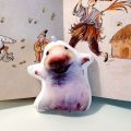 New Interactive Feature Blay Dog Keyring Funny Sound Hamster Voice Making Toy Plush Keychain Gift Item. 