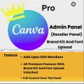 Canva Pro Own email Update Original account Brand kit and Font Upload Unlimited Design Templates 1 Year. 