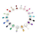 10Pcs 45*24MM Alloy Rhinestone Brooch Pandant Buttons Jewelry for Clothing Wedding Handmade Sewing Diy Decorative Accessories. 