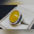Mens Natural Yemeni Zard Aqeeq Ring Sterling Silver 925 Ring Yellow Agate Ring Handmade Ring Carnelian RingMens Aqeeq Ring Natural Gemstone Ring Pure Chandi Ring Zard Hakik Ring. 