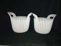 Set of 2 Fruit Vegetable Basket Multipurpose Tokri Multicolours. 