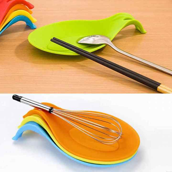 1Pcs%20Silicone%20Spoon%20Rest%20Heat%20Resistant%20Utensil%20Holder%20Cooking%20Tool%20Rest%20Pad%20Grade%20Silica%20Gel%20Spoon%20-%20Image%205