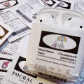 65PCS Kawaii Sanrio Labels Sealing Sticky Stickers Cute Hello Kitty Pocheacco Cinnamoroll Kuromi My Melody Stationery Supply. 