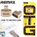 Micro USB OTG Connector RA USB 2.0 OTG Adapter USB connector with Mobile Remax OTG Connectors Premium quality. 