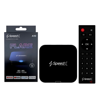 Speedx Flare A10 Quad-Core Arm Cortex A53 Android 10.0 4k Smart Tv Box 2gb+16gb