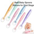 Best Baby Spoons First Stage 4 Months, Soft Food Grade Silicone, Baby Spoon Self Feeding, Infant Spoons First Stage Toddler Spoons, Baby Utensils Training Spoon. 