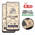 2PCS infinix Smart 8 Matte Ceramic Tempered Glass for Smart 7 Smart 6 6Plus Anti-fingerprint Screen Protector. 