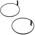 8 inches wall mount heavy duty outdoor indoor garden wall decor flower plant pot hanging hook bracket ring. 