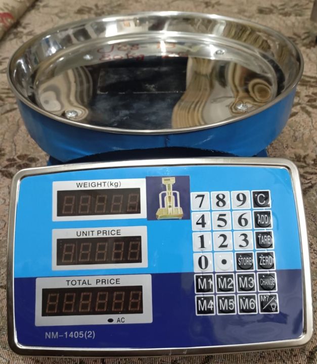 Price Computing Scale, Digital Electronic Weight Scale 80kg/2g, Digital Commercial Electronic Scale with Led Display, for Retail Outlet Store, Kitchen,