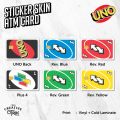 Uno Skin Card Sticker - ATM Debit Credit Emoney Flazz Vinyl Sticker. 