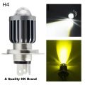 Dual color H4 LED Motorcycle Headlight Bulb For YBR125. 
