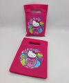 HELLO KITTY THEME FABRIC BAGS PACK OF 10 GOODY BAGS. 