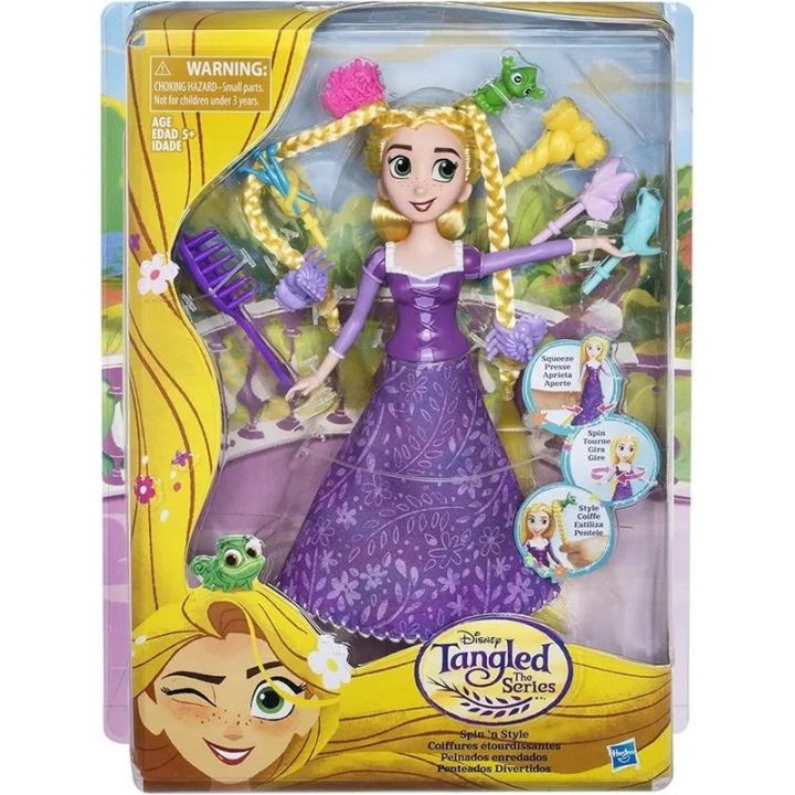 Hasbro: DISNEY THE TANGLED SERIES: SPIN 'N STYLE: RAPUNZEL'S GOLDEN LOCKS (C1748)