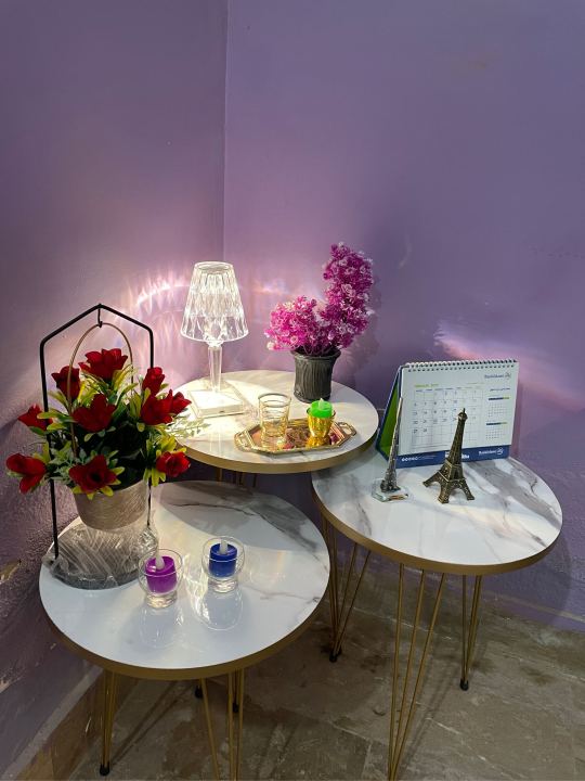 Coffee Table MDF wooden Tables Set of coffee table center table