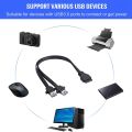 USB 3.0 Cable,for Replacing the USB Port of the Computer Case (0.). 