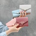 Women Purse Small Candy Color Short Leather Heart Wallet Luxury Brand Famous Mini Female Fashion Wallets Credit Card Holder. 
