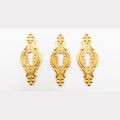Golden and Silver Furniture Lock Keyhole Cover Plate, Lock Escutcheon. 