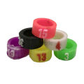 Pigeon rubber rings pack of 10 pcs Multicolor Pigeon Foot Ring With Word Earrings Quality Durable Bird Ring Racing Pigeon Foot Ring Bird Tools. 