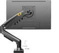 PakJAStore North Bayou F80 Monitor Desk Mount Stand Full Motion Swivel Monitor Arm with Gas Spring for 17-30''Monitors. 