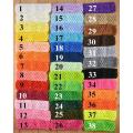 50Pcs/Lot 1.5 Inch Elastic Crochet Holes Headbands Girls Waffle Knitted Hair Band DIY Hair Accessories 38 Color U Pick D02. 