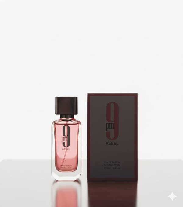 9 PM REBEL - Eau De Parfum Natural Spray - Bold & Intense Aromatic ...