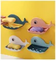 Soap Dish, Wall Mount Strong Self-Adhesive Soap Saver Storage Basket for Bathroom & Kitchen. 