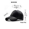 1pc Adjustable,Leather Baseball Cap Men Solid Outdoor Casual Snapback Caps Hip Hop Bone Masculino Gorra Trucker Hats. 