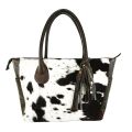 Real Cowhide Leather Tote Bag Handbag Large | Real Cowhide Leather Woman Bags. 